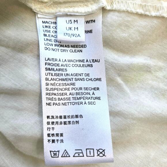 Urban Outfitters Yellow Floral Honey Tiered Mini Dress. Size Small. - Picture 10 of 10